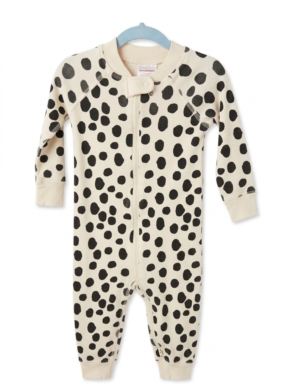 Hanna Andersson Dalmatian Dot Sleepytime One-Piece